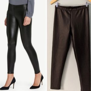 Ann Taylor Factory Faux Leather Essential Leggings